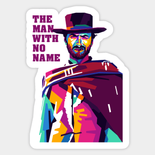 The Man With No Name - WPAP Sticker